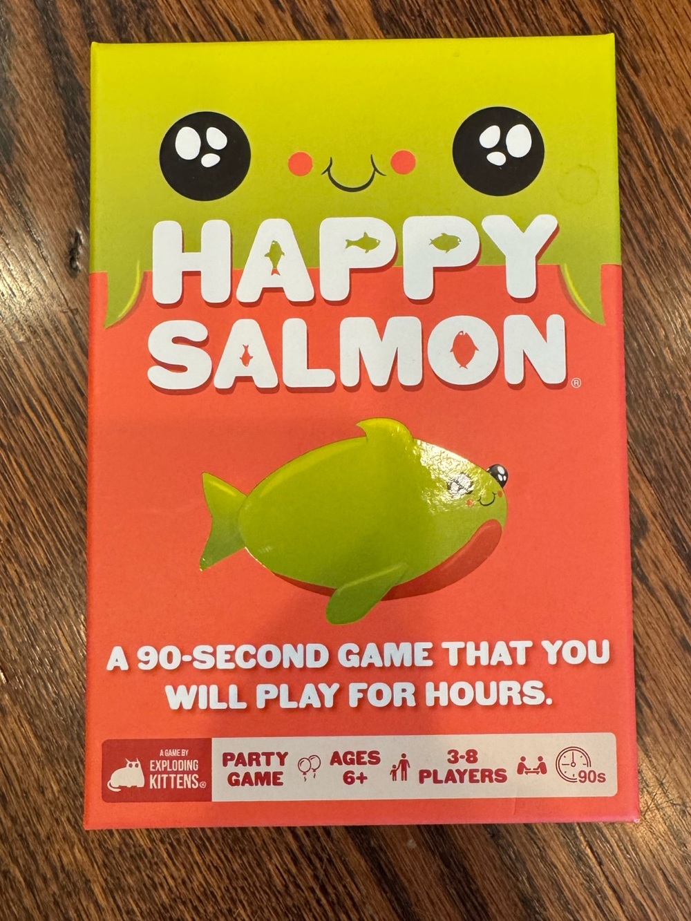 Happy Salmon Family-Friendly
Party Card Games Ages 6+ 3-8
Players